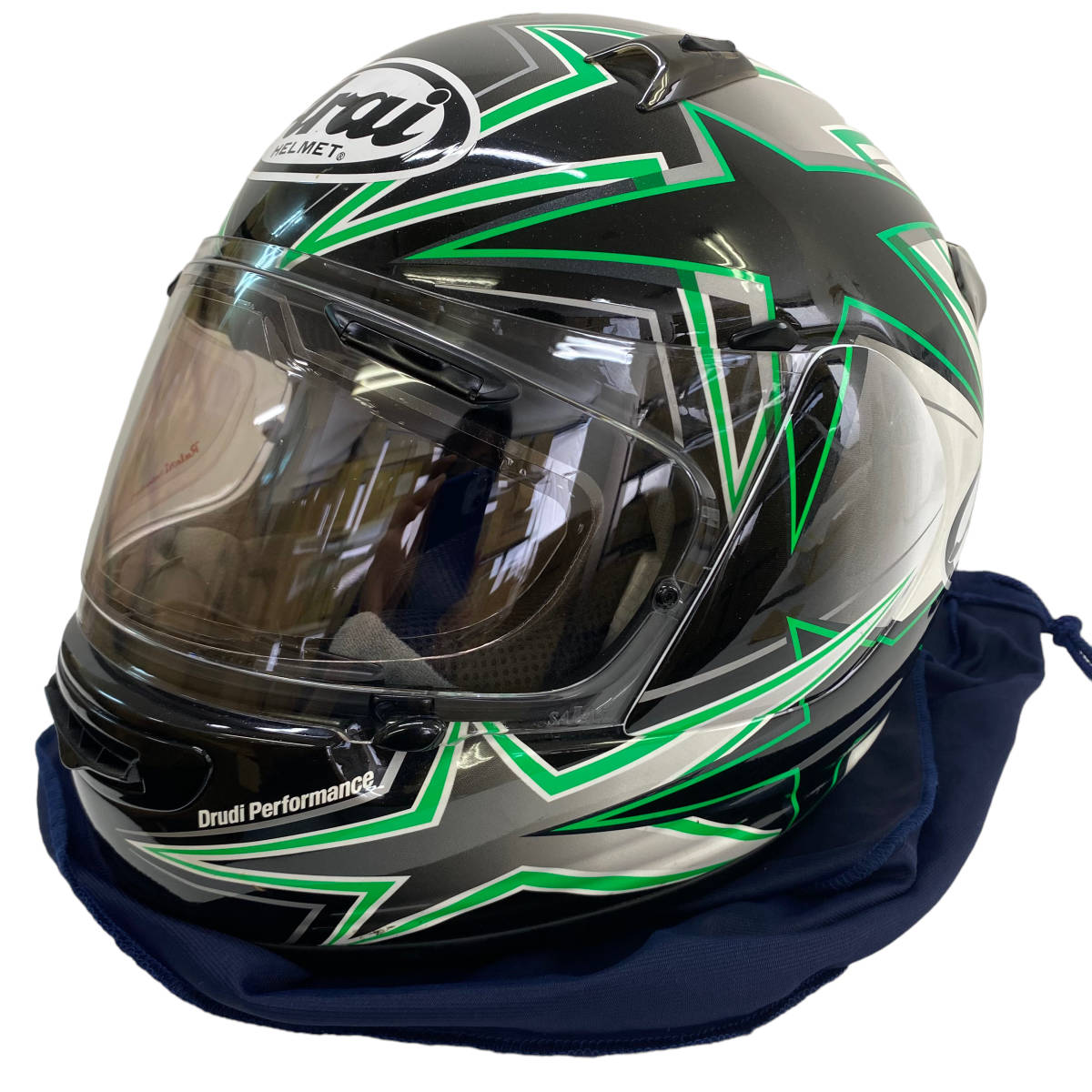 即決】 Arai アライ フルフェイスヘルメット QUANTUM-J kawasaki ア