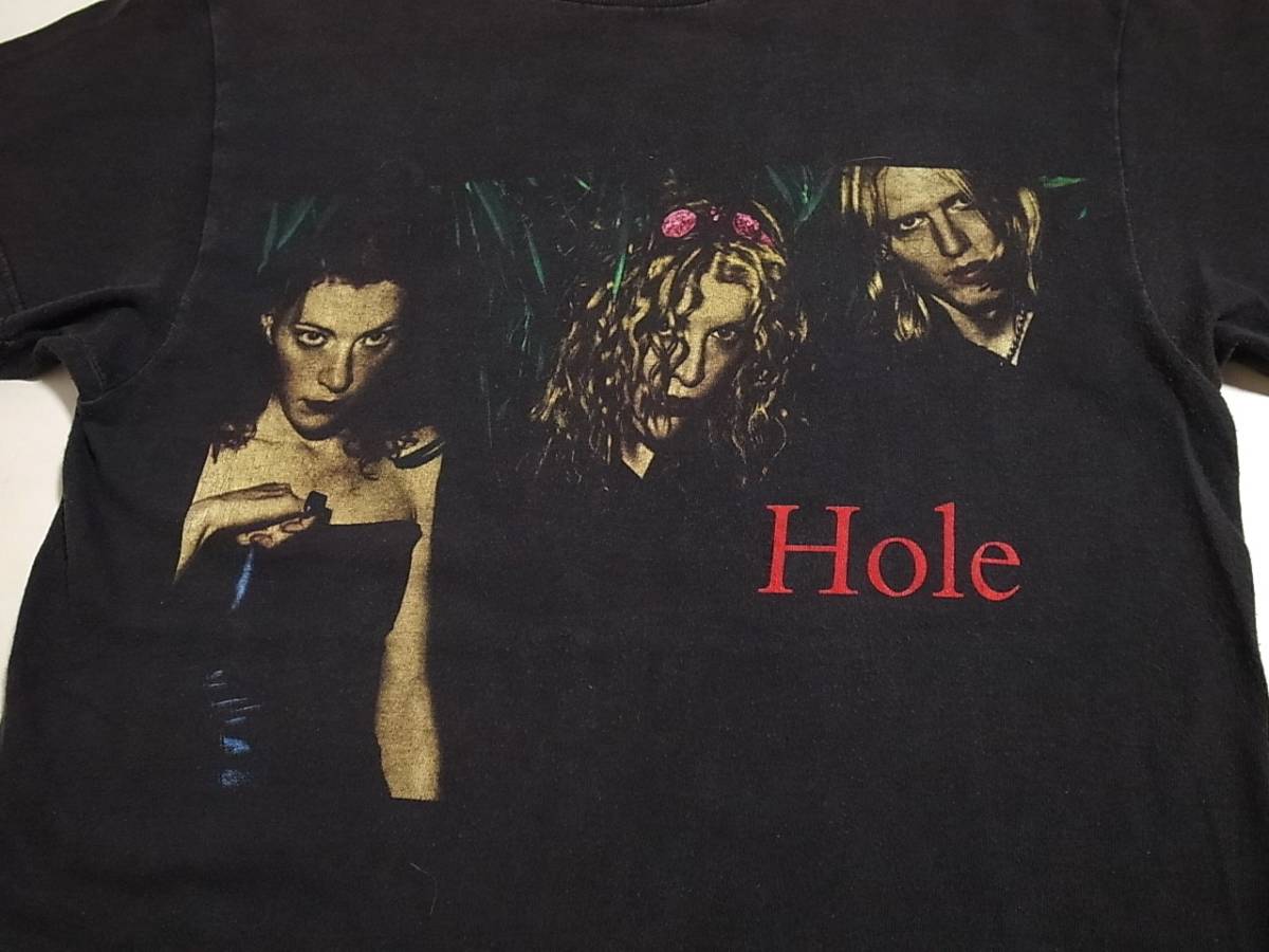 90s HOLE hole 1999 year tsu urban do T-shirt / Vintage 80s NIRVANAniruva-naKURT COBAIN Cart ko bar n gran ji Sonic Youth 