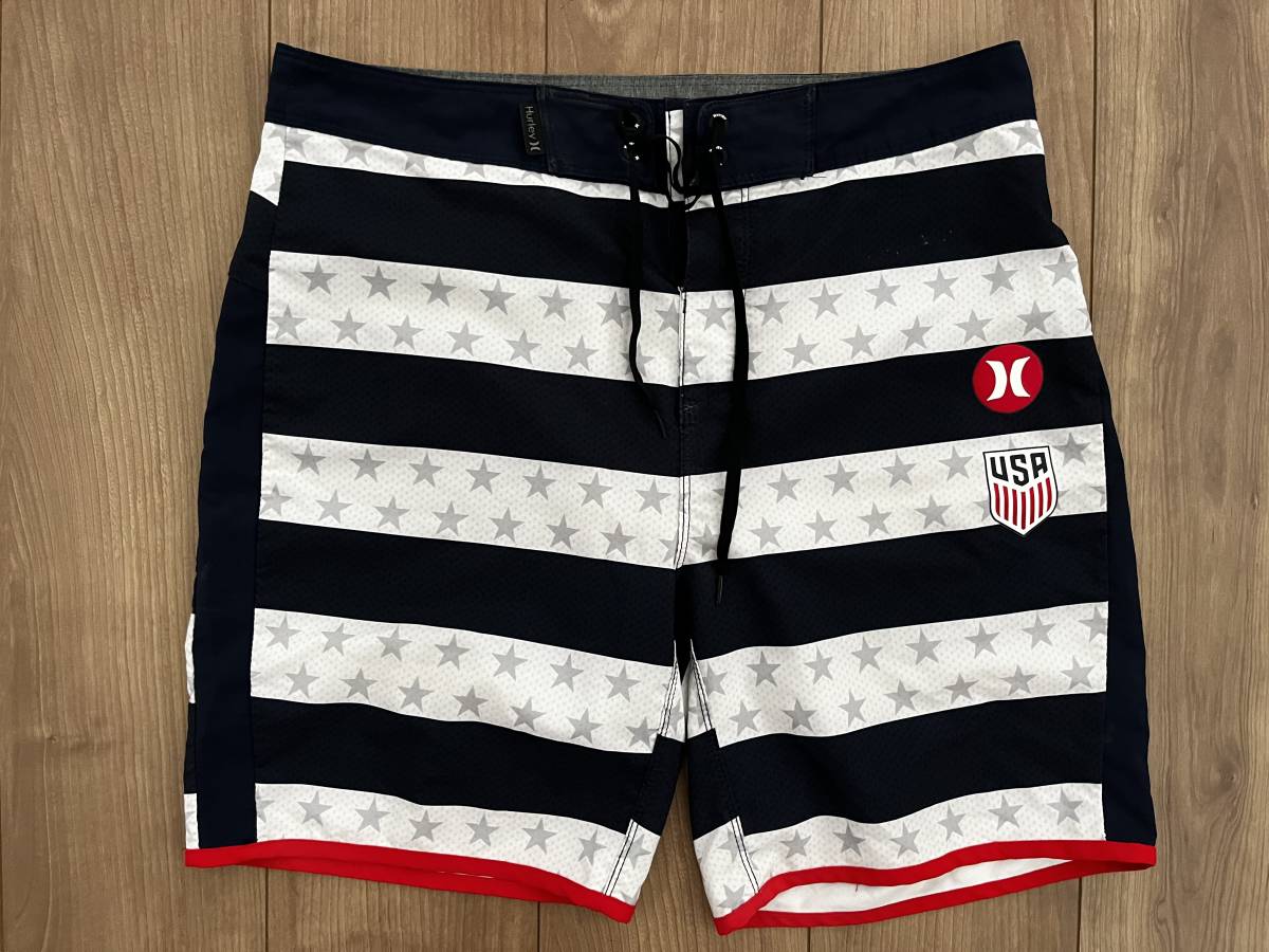 最前線の HURLEY ハーレー USA ボードショーツ トランクス 29 28