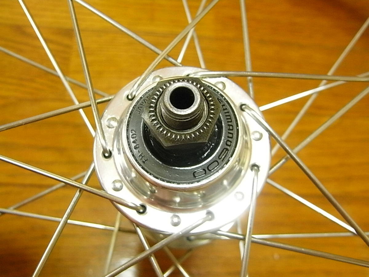 激レア 90's 650c ロード リア ホイール SHIMANO 600 ハブ x 激レア 90's 650c ロード リア ホイール SHIMANO 600 ハブ x