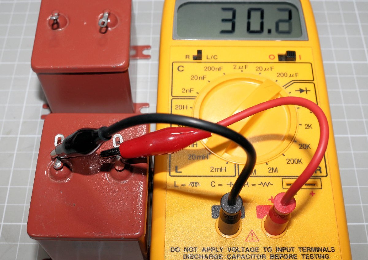 2個セット 30uF 315V PIO（paper in oil）ロシア軍用 オイルコン 未使用検査済み品._画像7