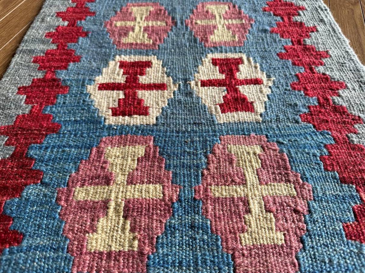 【57 ｘ 45】イラン直輸入★シーラーズ産キリム・KILIM■2873-3-H_画像4