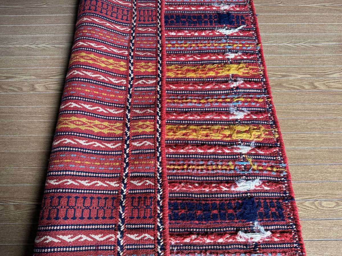 155×103】イラン直輸入☆ホラサン・KHORASAN産キリム・KILIM 155×103】イラン直輸入☆ホラサン・KHORASAN産キリム・KILIM
