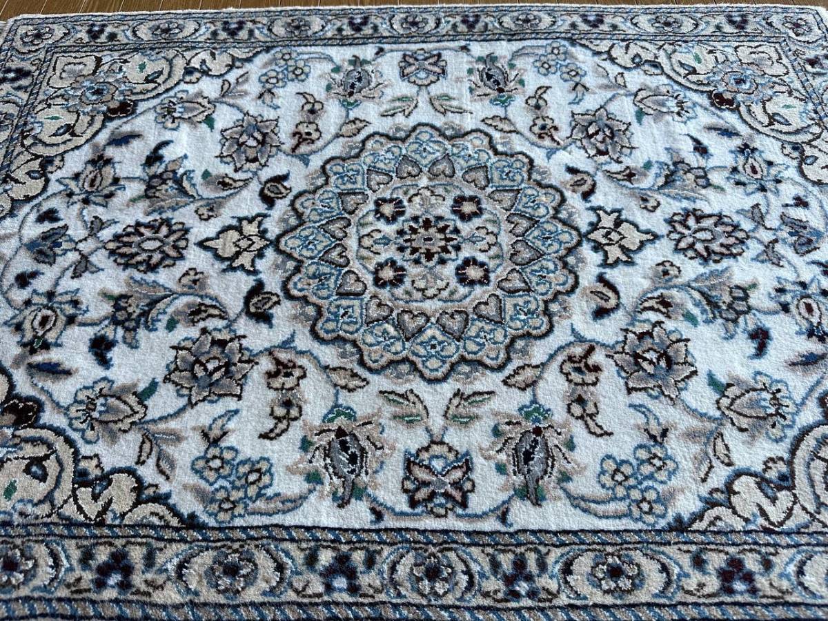 100×68】イラン直輸入☆ナイン産ペルシャ絨毯・カーペット・ラグ 100×68】イラン直輸入☆ナイン産ペルシャ絨毯・カーペット・ラグ