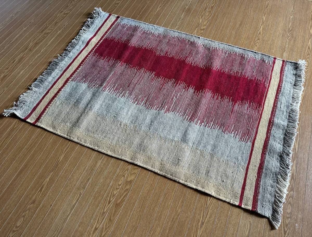 【140×100】イラン直輸入★シーラーズ産キリム・KILIM■3090-15-H_画像1