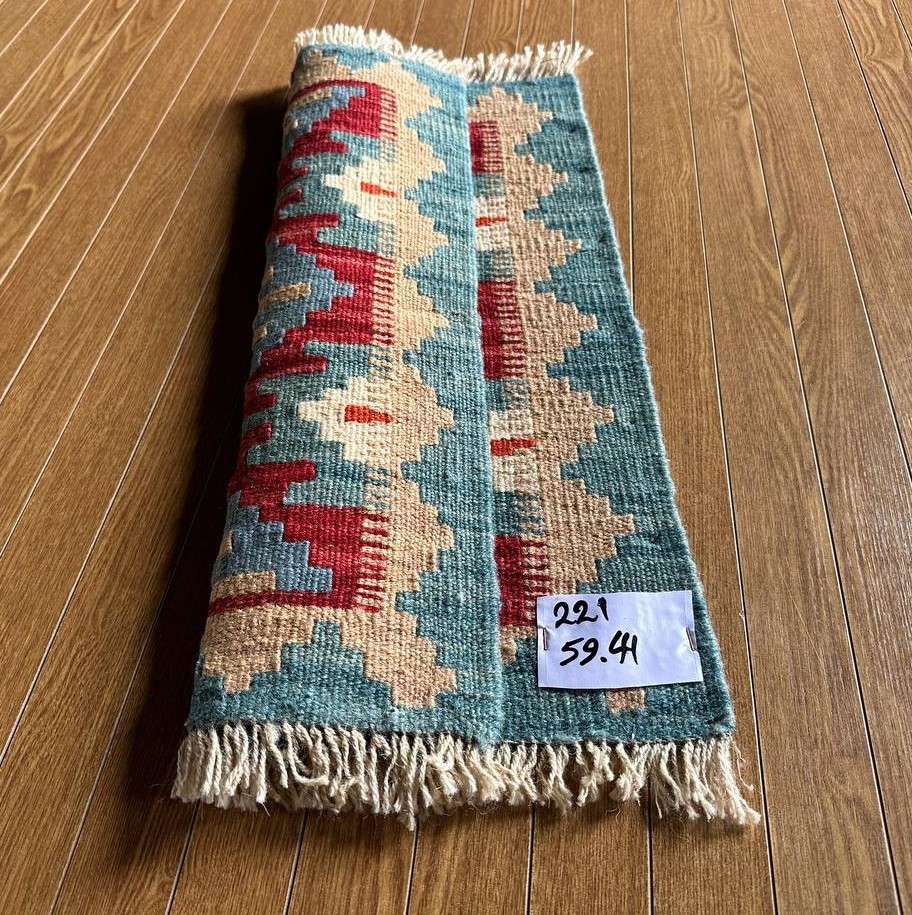 【59 ｘ 41】イラン直輸入★シーラーズ産キリム・KILIM■2893-3-H_画像9