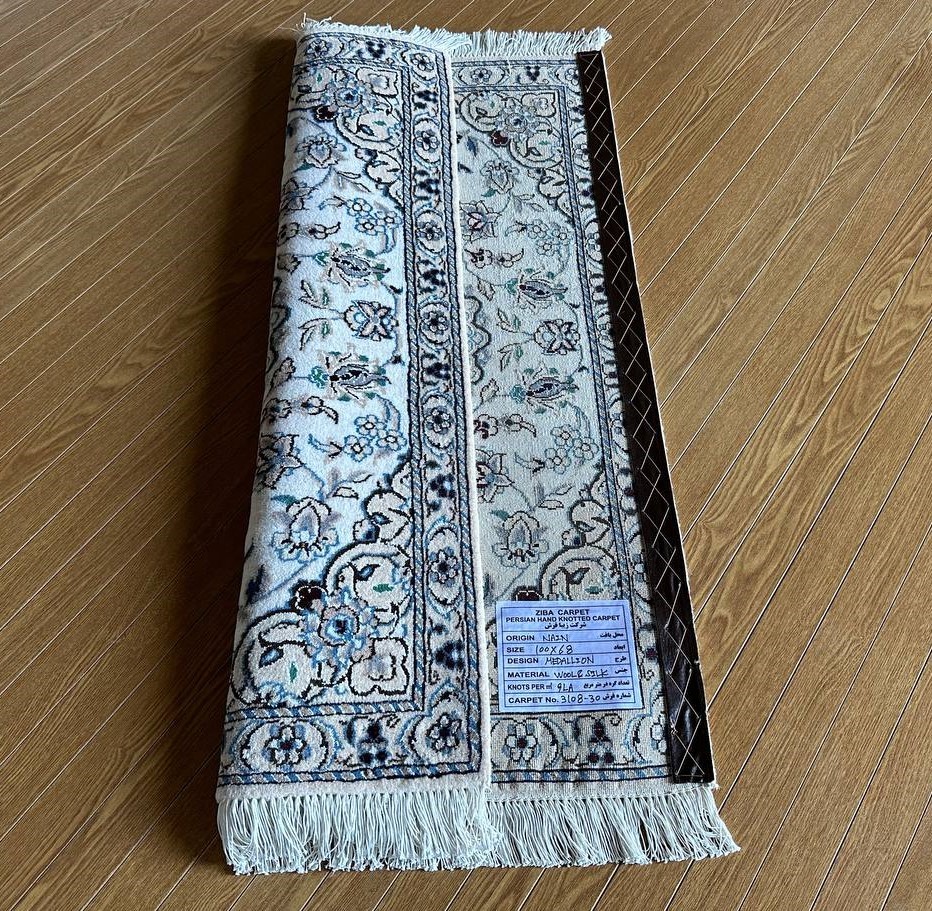 100×68】イラン直輸入☆ナイン産ペルシャ絨毯・カーペット・ラグ 100×68】イラン直輸入☆ナイン産ペルシャ絨毯・カーペット・ラグ