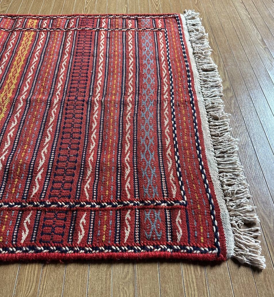 155×103】イラン直輸入☆ホラサン・KHORASAN産キリム・KILIM 155×103】イラン直輸入☆ホラサン・KHORASAN産キリム・KILIM