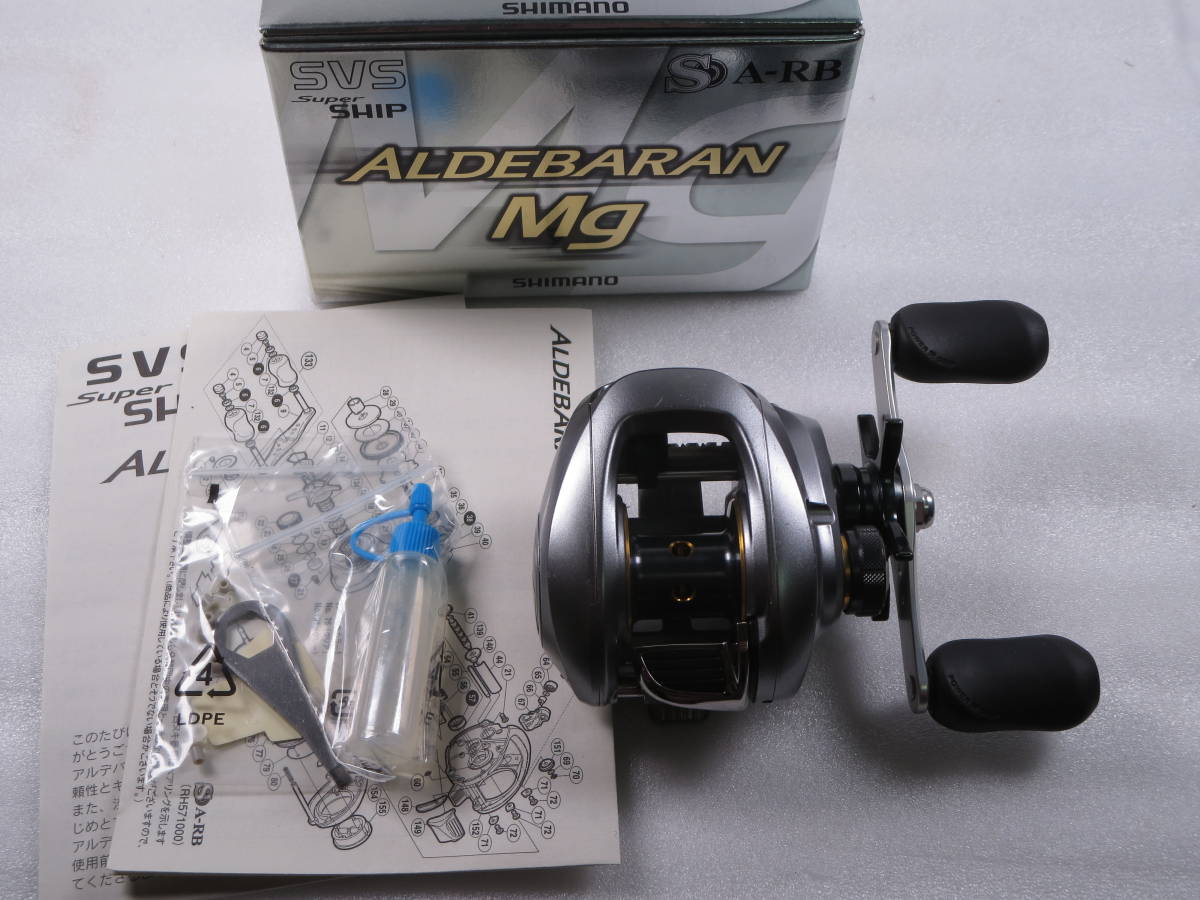 祿【付属品】 シマノ 09 アルデバラン Mg 右 ライト SHIMANO ALDEBARAN 日本製 02299 検 Mg7 スコーピオン アンタレス ベイトリール 2512._画像1