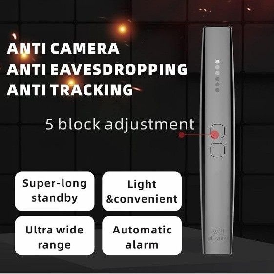 レーダー探知機 ミニカメラレンズ赤外線ファインダーオートアラーム長距離信号検出器GPSトラッカーリスニングデバイスカメラ検出