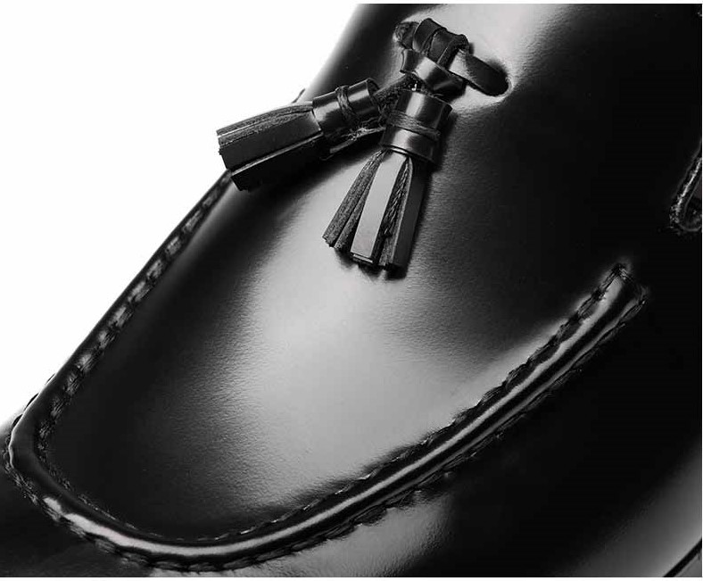  new work! new goods! men's business shoes tassel Loafer gentleman shoes original leather cow leather U chip! dark brown DJ24cm