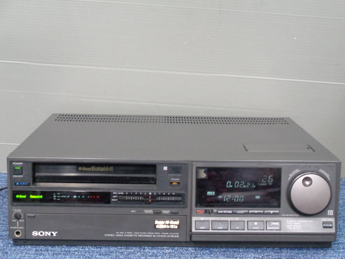 動作良好 ベータビデオデッキ SONY SL-HF3000－日本代購代Bid第一推介