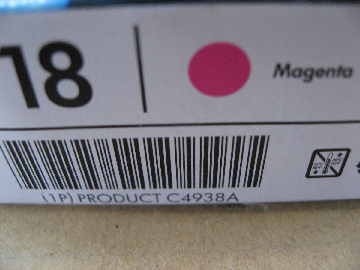 [ use recommendation expiration of a term 2022.01]hp( H pi-)[ original ] C4938A original printer ink 18 magenta Officejet Pro L7580,Officejet Pro L7380