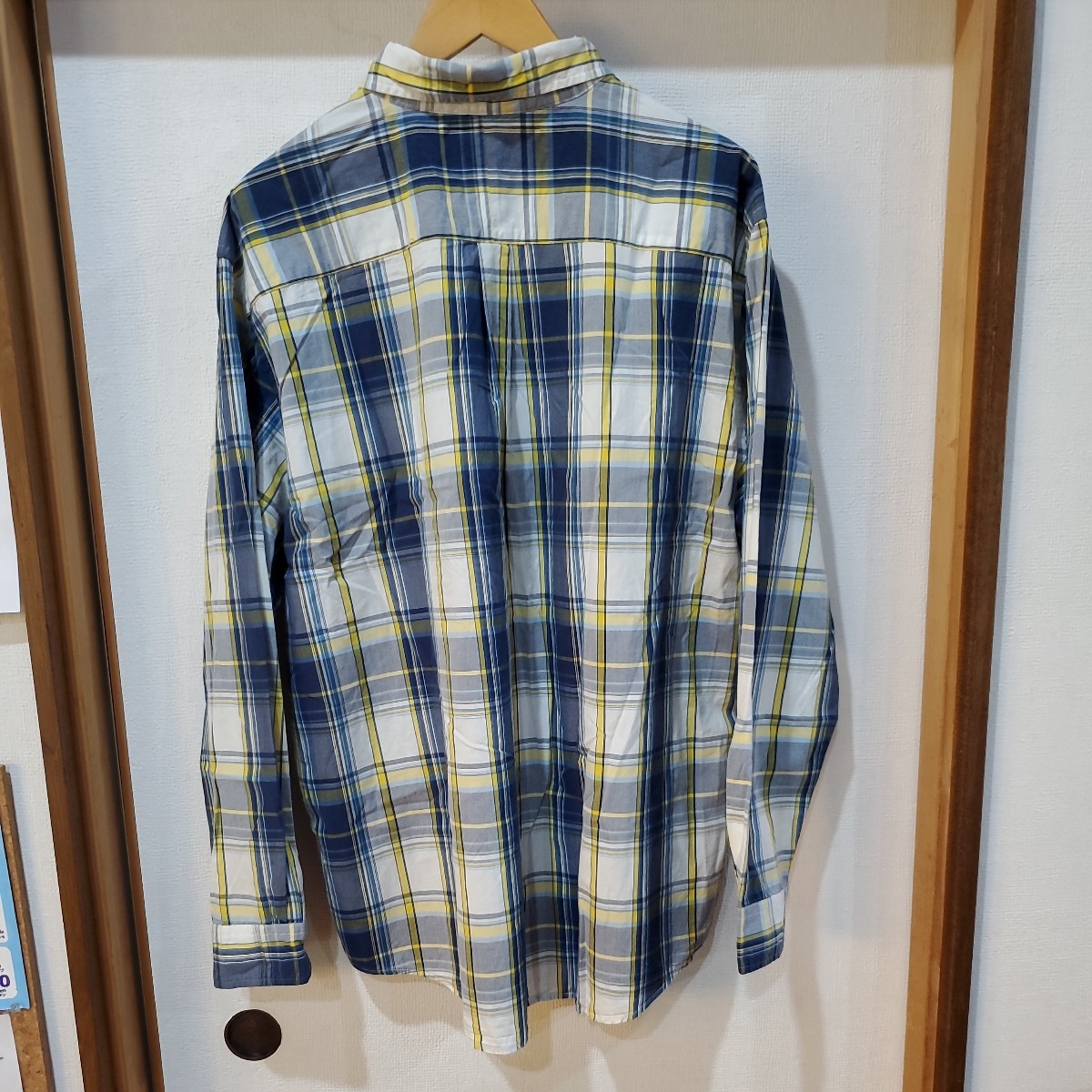 CHAPS 長袖シャツ チェックシャツ サイズ２XL US古着 アメリカ古着 azu235_画像8