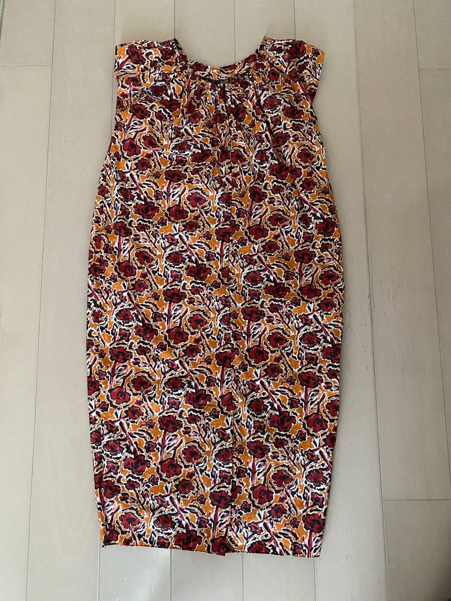 ファッションなデザイン MARNI マルニのお花柄ワンピース 38