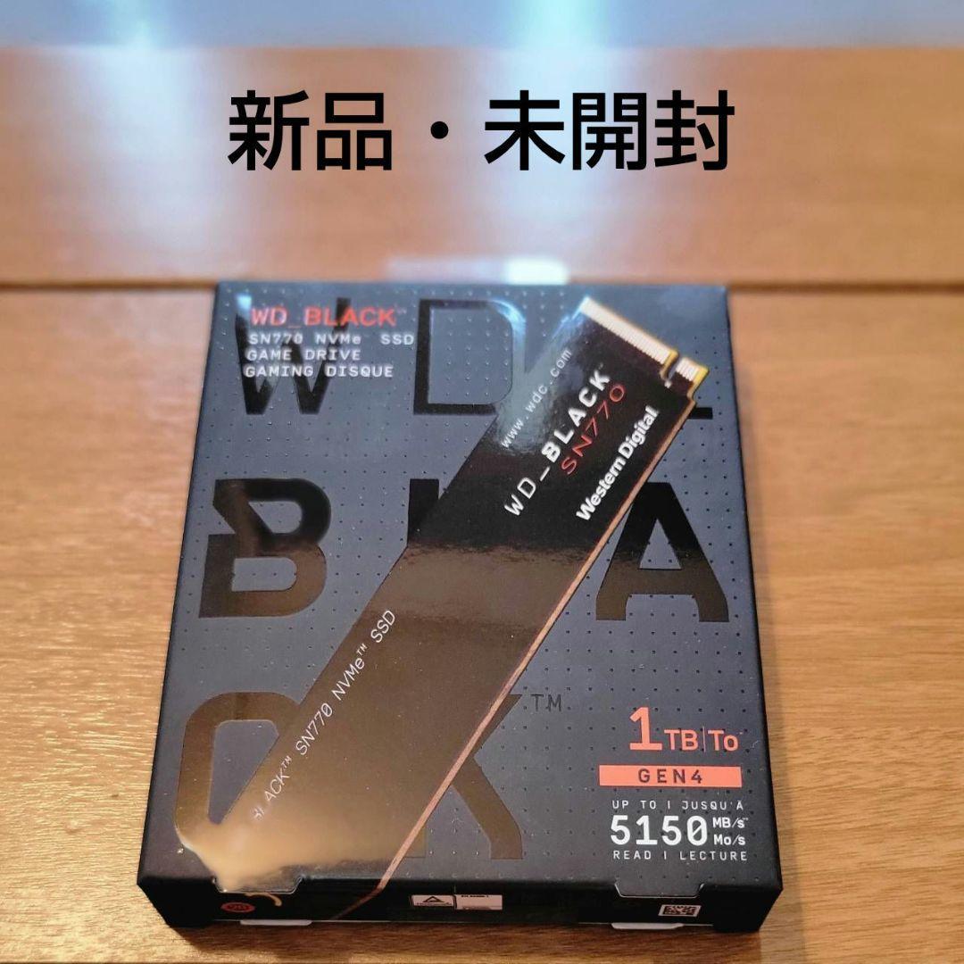 Western Digital ウエスタンデジタル内蔵SSD 1TB WD Black SN770 PCIe