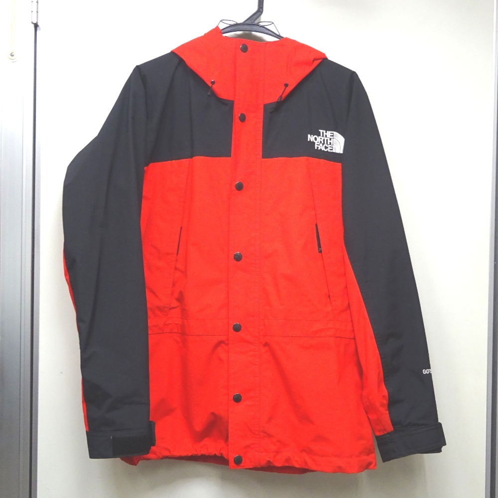 Ft1126301 ザ・ノースフェイス ナイロンジャケット ブルゾン NP11834 レッド×ブラック #M メンズ THE NORTH FACE 中古_画像1