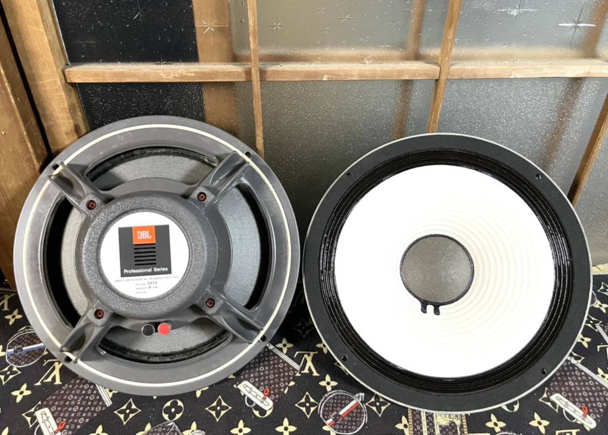 JBL 2212 スピーカーのユニットペア。アルニコシステム。(動作 JBL 2212 スピーカーのユニットペア。アルニコシステム。(動作