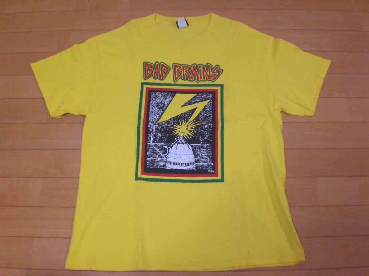 当時物 ビンテージ BAD BRAINS Tシャツ バッドブレインズ MINOR THREAT WARZONE BLACKFLAG GORILLA BISCUITS MADBALL NYHC BEASTIE BOYS 3_画像1