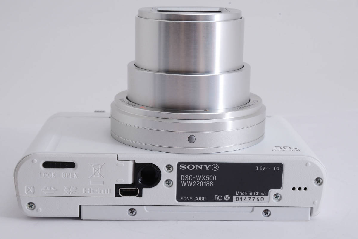 □ほぼ新品□ ソニー SONY Cyber-shot DSC-WX500 ホワイト 光学ズーム