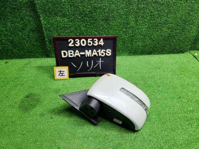 ソリオ DBA-MA15S 左サイドミラー 84702-82K56-Z7T 自社品番230534_画像1