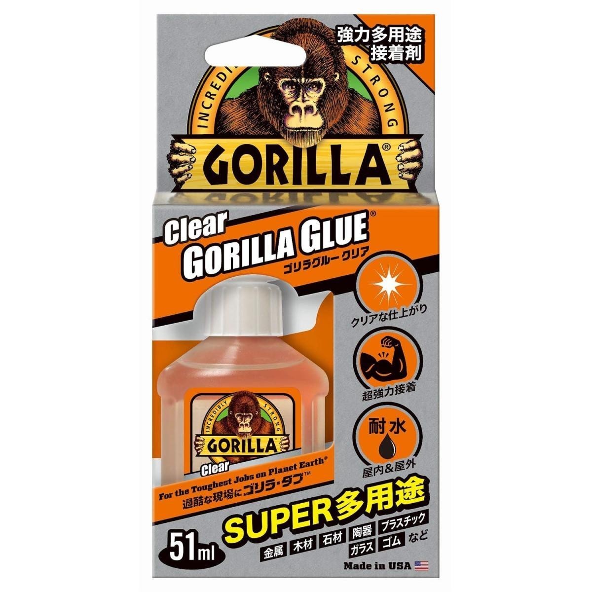 KURE. industry Gorilla glue clear 51ml super powerful multi-purpose adhesive No.1770