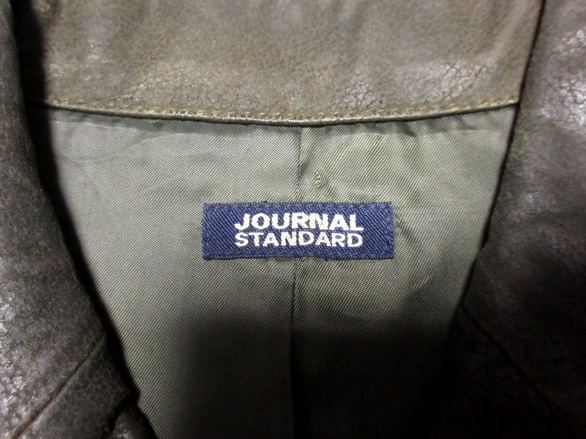 ジャーナルスタンダード JOURNAL STANDARD レザージャケット カバーオール　_画像3