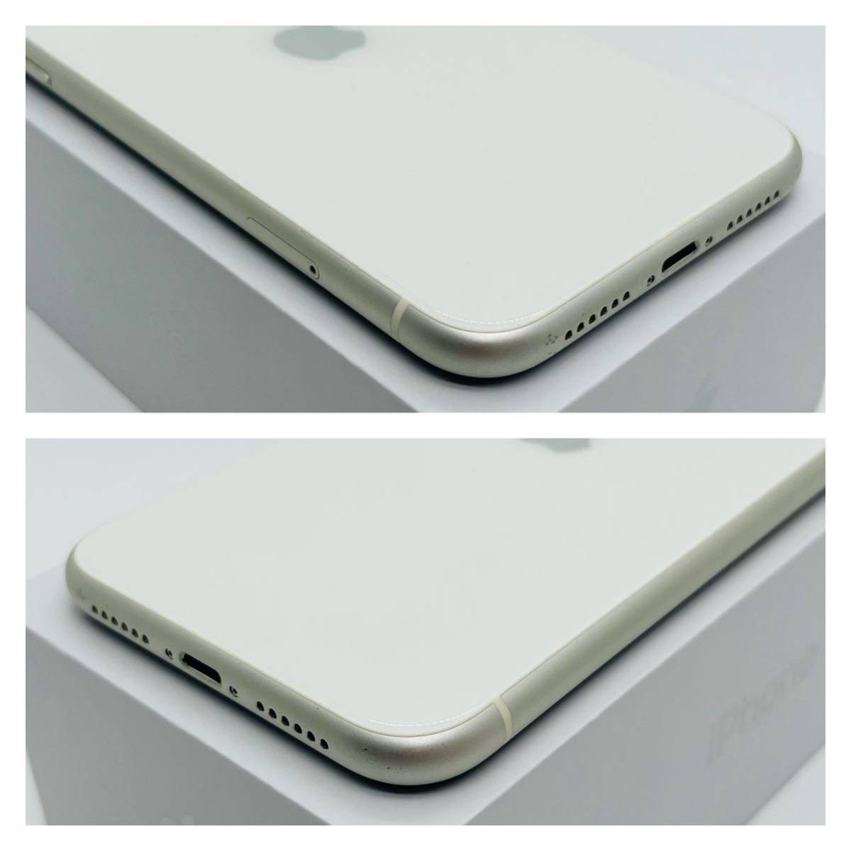 B 新品電池 iPhone 11 ホワイト 128 GB SIMフリー 本体｜PayPayフリマ