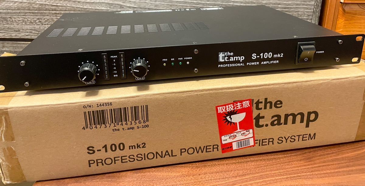 中古】Thomann トーマン the t.amp S-100 mk2 パワーアンプ プロ