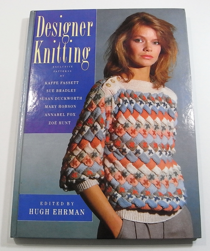 N/洋書 Designer Knitting 1989年 英語 /編み物/古本古書_画像1