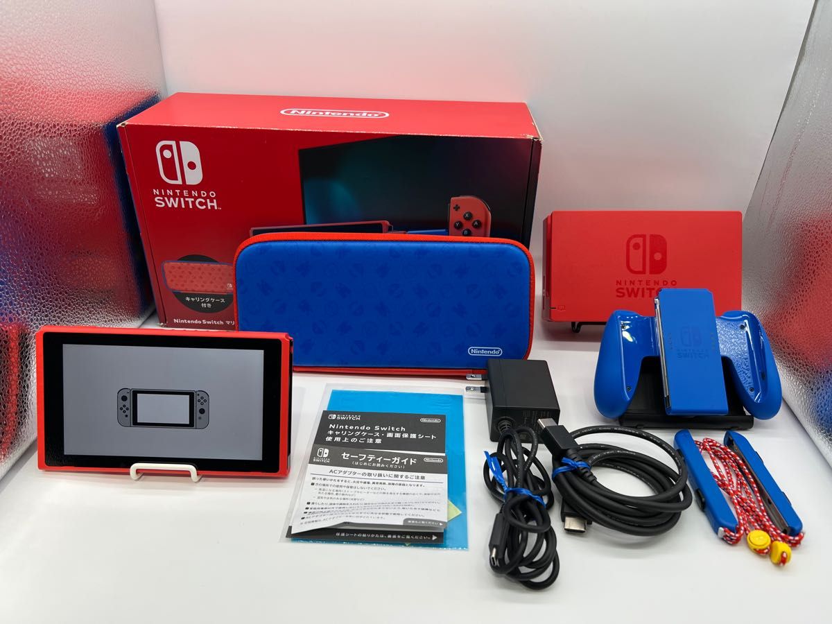 ほぼ完品・本体美品】Nintendo Switch 本体 新型 マリオレッド｜Yahoo