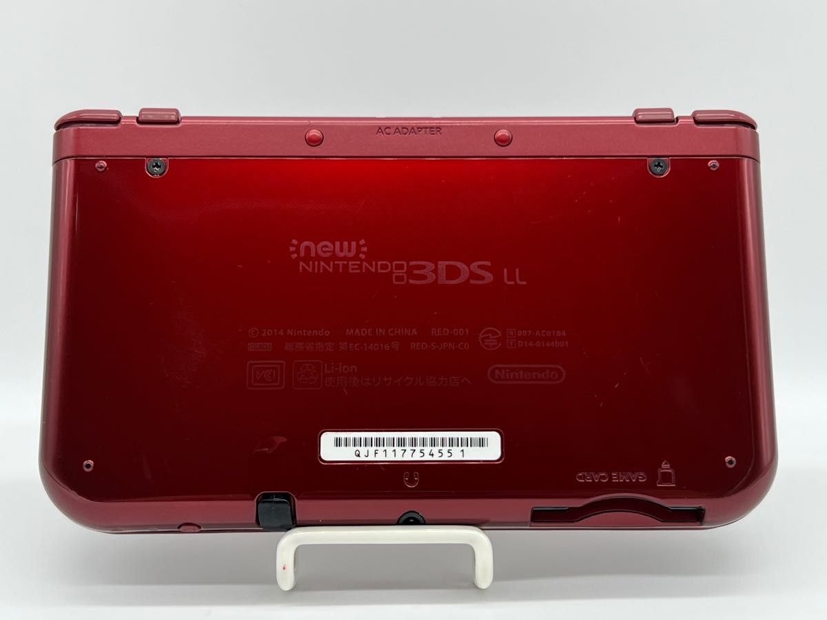 液晶美品】Newニンテンドー3DS LL メタリックレッド 本体 動作品-