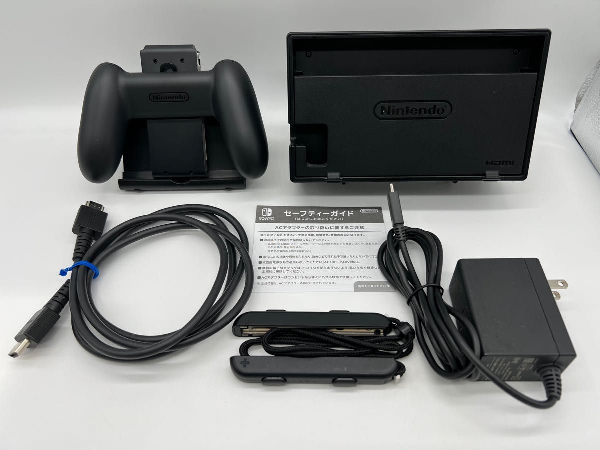 ほぼ完品・液晶美品】Nintendo Switch 本体 新型 拡張バッテリー-