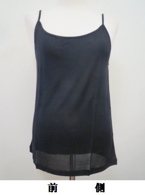  silk 6[6L size =9647] black : silk 100% camisole summer ... winter warm fiber. king . feel of highest, in addition, slipping . is good 