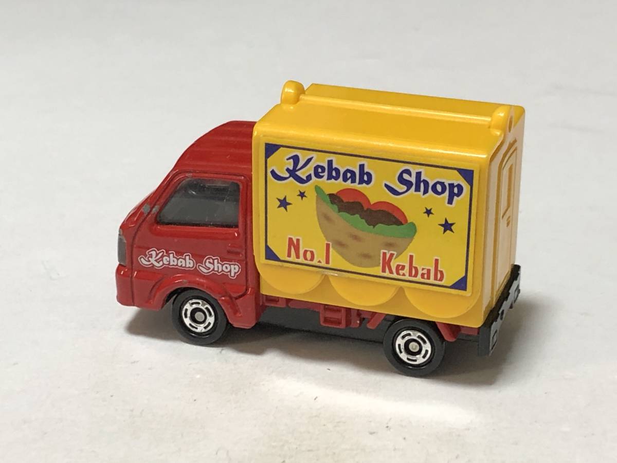 トミカ TOMICA スズキ キャリイ 移動販売車　ケバブ ショップ　SUZUKI CARRY 　NO.57 2014 ベトナム製 タカラトミー_画像4