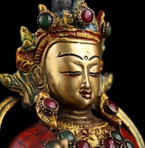 高級製品!仏像 銅器 【度母】チベット伝来 銅造 彫刻 祈る 開運 高級製品!仏像 銅器 【度母】チベット伝来 銅造 彫刻 祈る 開運