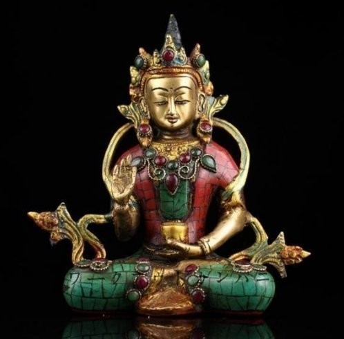 高級製品!仏像 銅器 【度母】チベット伝来 銅造 彫刻 祈る 開運 贈り物