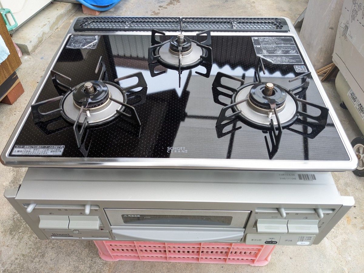 Rinnai リンナイ ガラストップビルトインコンロ 都市ガス Rinnai リンナイ ガラストップビルトインコンロ 都市ガス