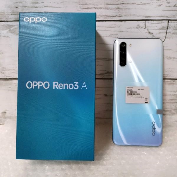 美品】OPPO Reno3 A スマホ 本体 ホワイト 楽天版SIMフリー 〇判定