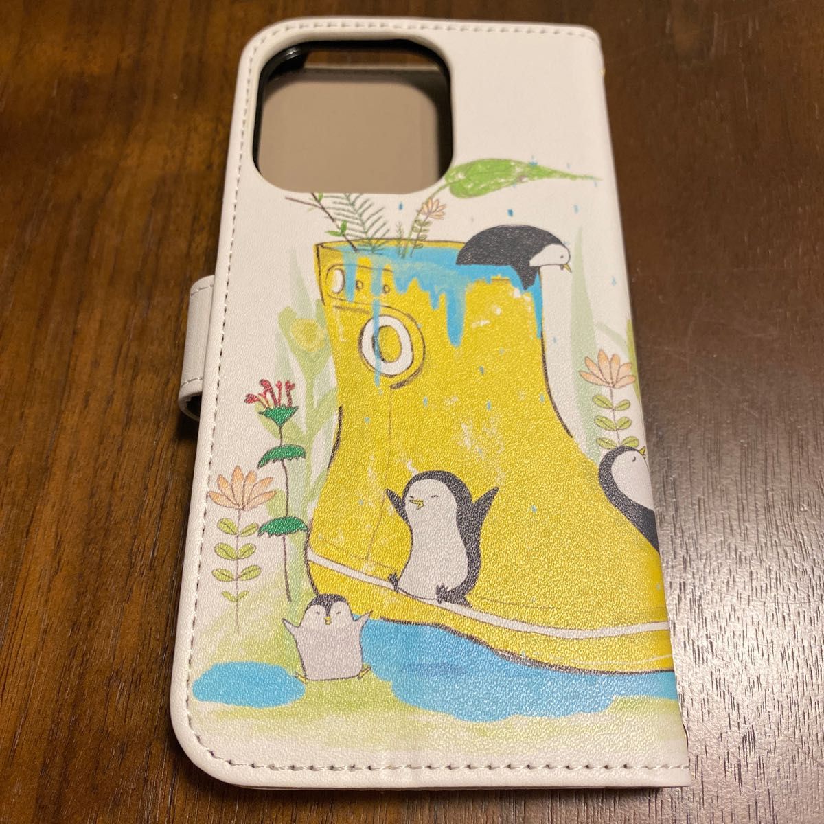 【在庫売り尽くし】 iPhoneケース スマホケース カバー 手帳型 iPhone14pro 手帳型ケース ペンギン スマホカバー