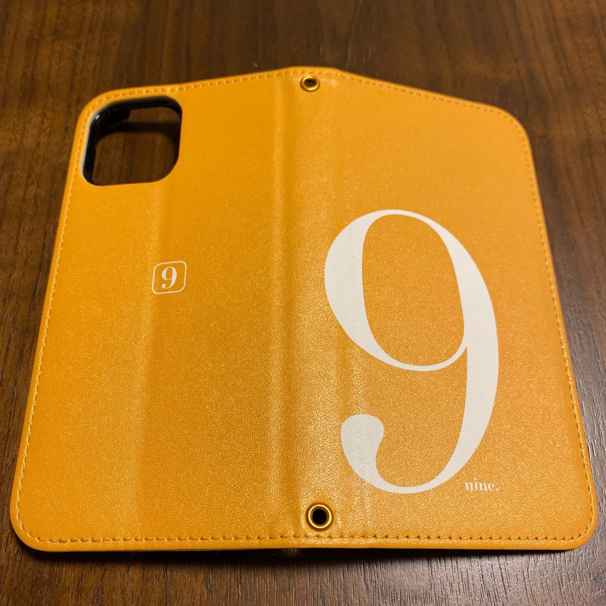 【在庫売り尽くし】 iPhoneケース スマホケース カバー 手帳型 iPhone12 12pro ケース 黄色 no.9
