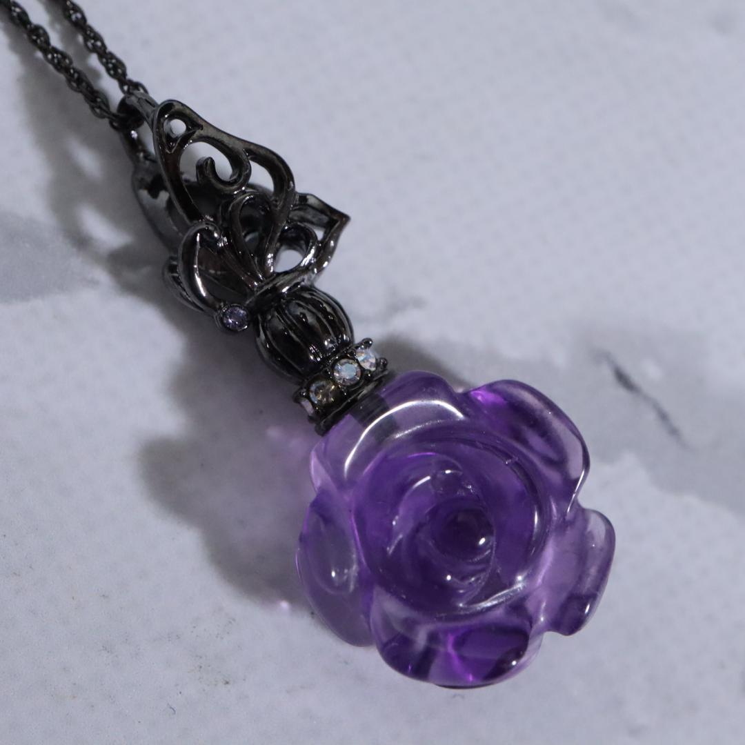 匿名配送】ANNA SUI アナスイ ネックレス 黒 蝶 バラ 紫|Yahoo 匿名配送】ANNA SUI アナスイ ネックレス 黒 蝶 バラ 紫|Yahoo