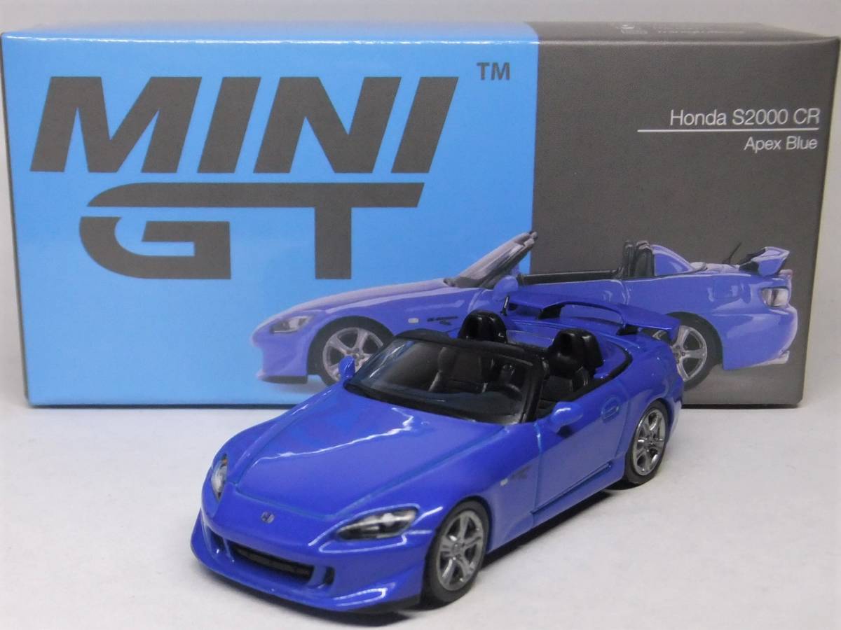 MINI GT★ホンダ S2000 CR アペックスブルー MGT00554-L Honda AP2 Apex Blue 1/64 TSM_画像1