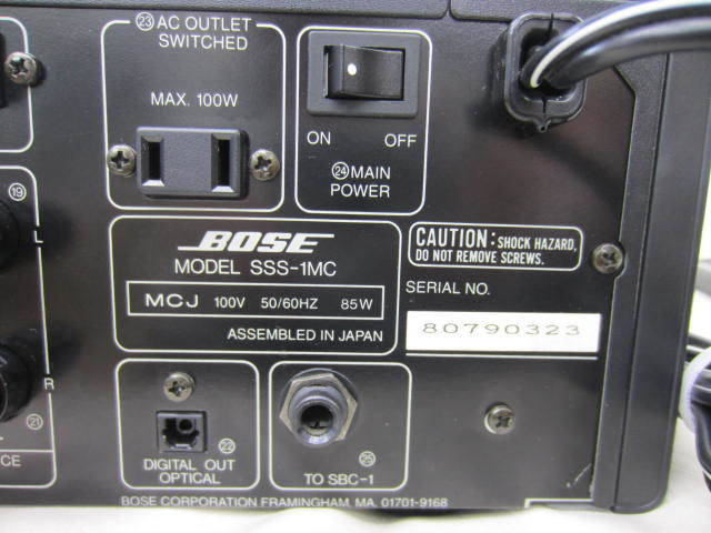 BOSE Bose CD接收器舞台側音[SSS - 1MC]垃圾1日元〜 原文:BOSE　ボーズ　 CDレシーバー 　Stage Side Sound 【SSS-1MC 】ジャンク品　1円～