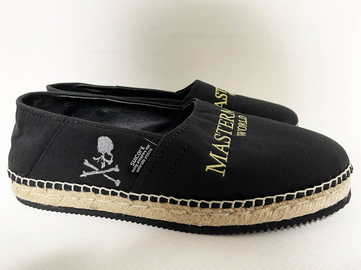 【正規品】未使用品★MASTERMIND WORLD×SUICOKE/スイコック スカルロゴ刺繍 サボシューズ 【US9/27㎝】_画像1