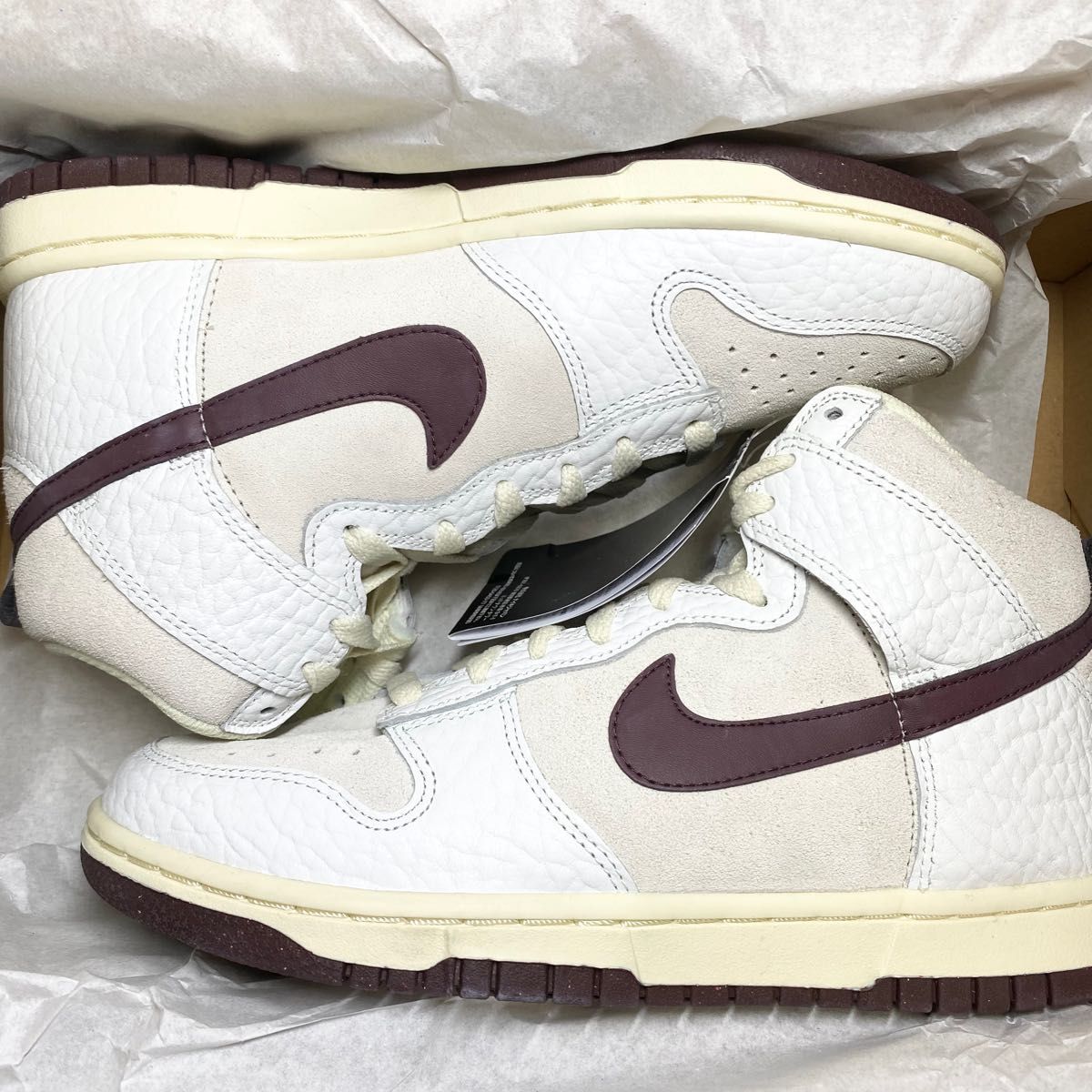 新品未使用 NIKE DUNK ナイキ ダンク ホワイト/ココナッツ/ブラウン-