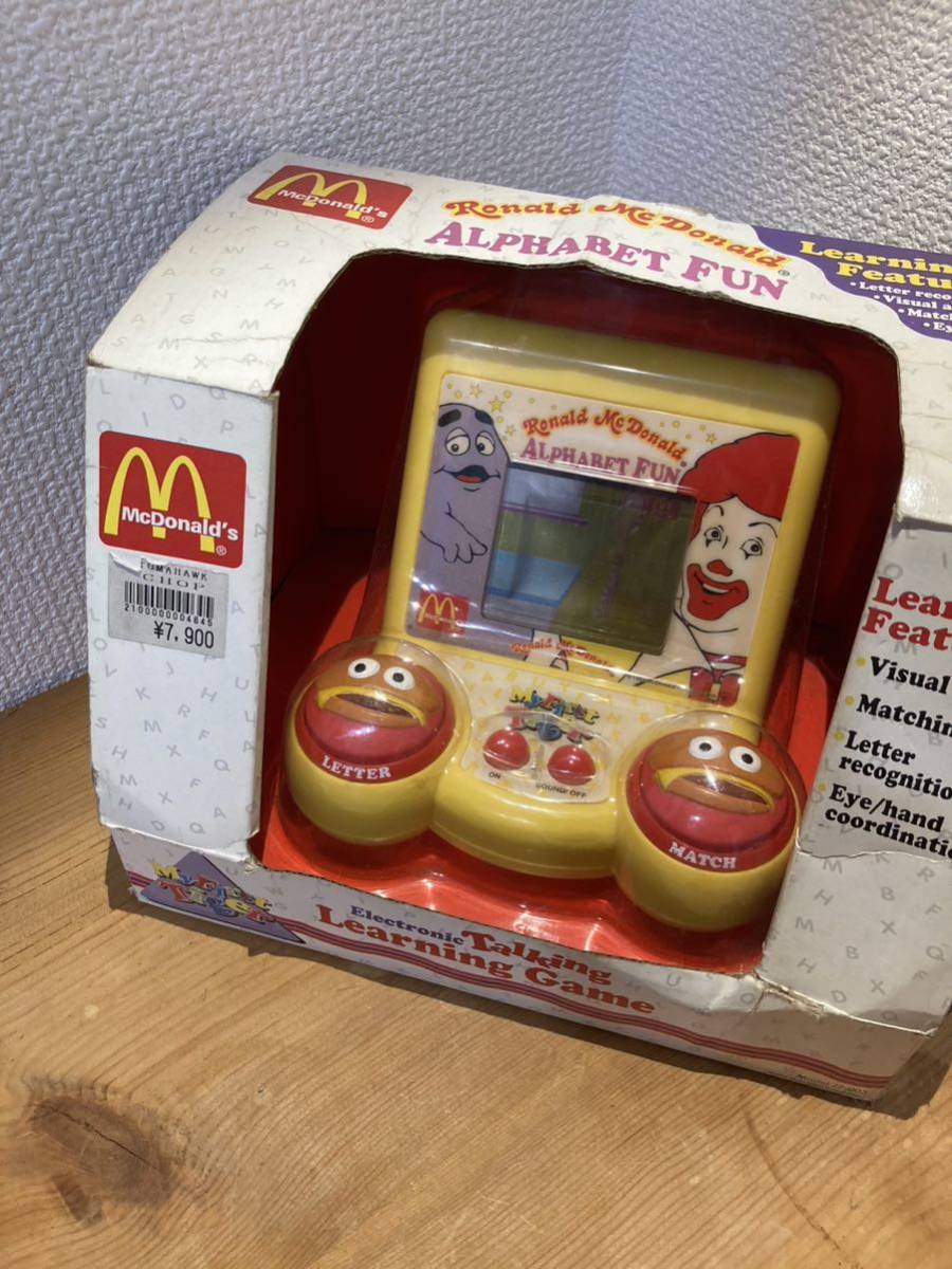  Vintage toy McDonald's mobile game electron game new goods handle burger nage Tommy ru toy Vintage american toy USA