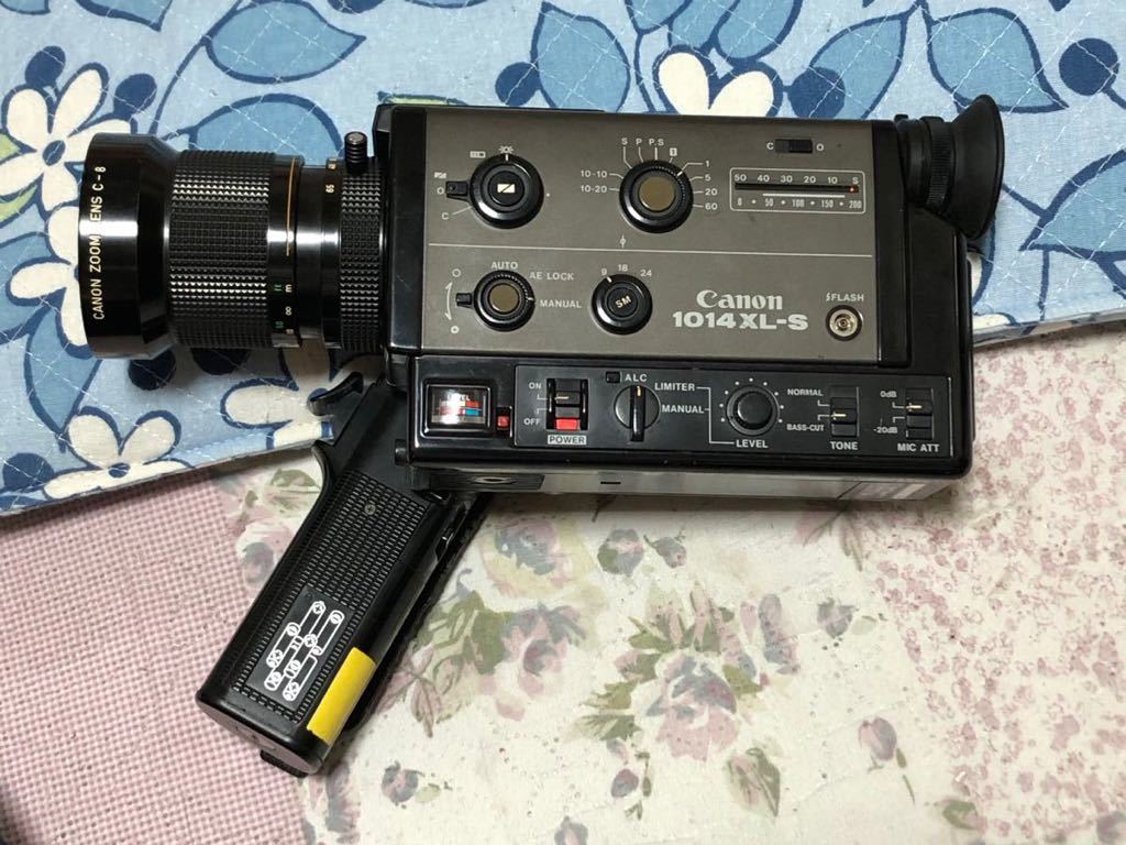 Canon 1014 XL-S Canon ZOOM LENS C-8 8밀리 카메라 통전가능 정크