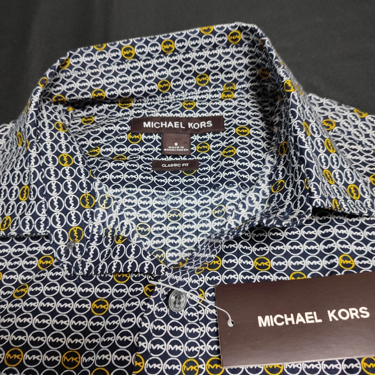 【新品】マイケルコース シャツ M MKロゴ MICHEAL KORS_画像4