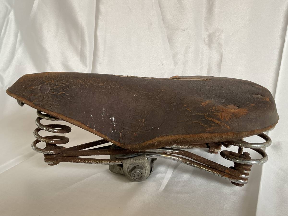 昭和レトロ 加島 革サドル「KSM Kashima Saddle 」|Yahoo 昭和レトロ 加島 革サドル「KSM Kashima Saddle 」|Yahoo